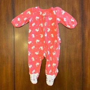 Carter’s fleece footie